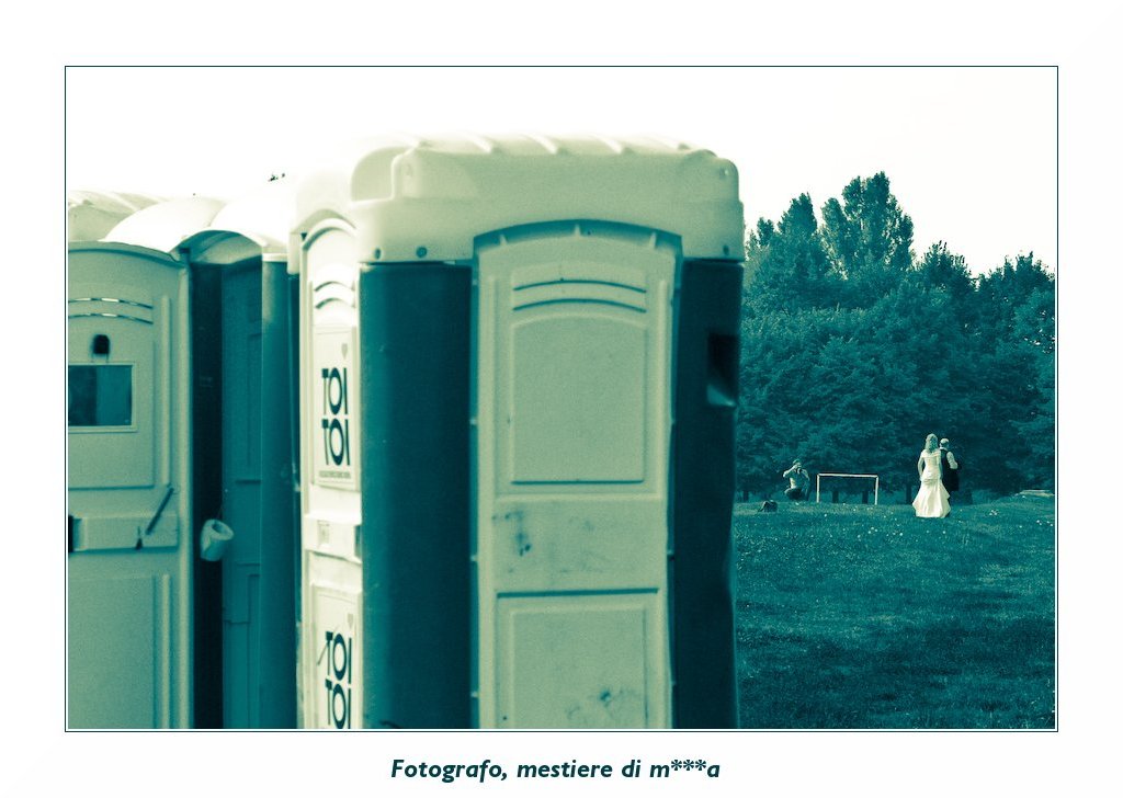 Fotografo, mestiere di m***a