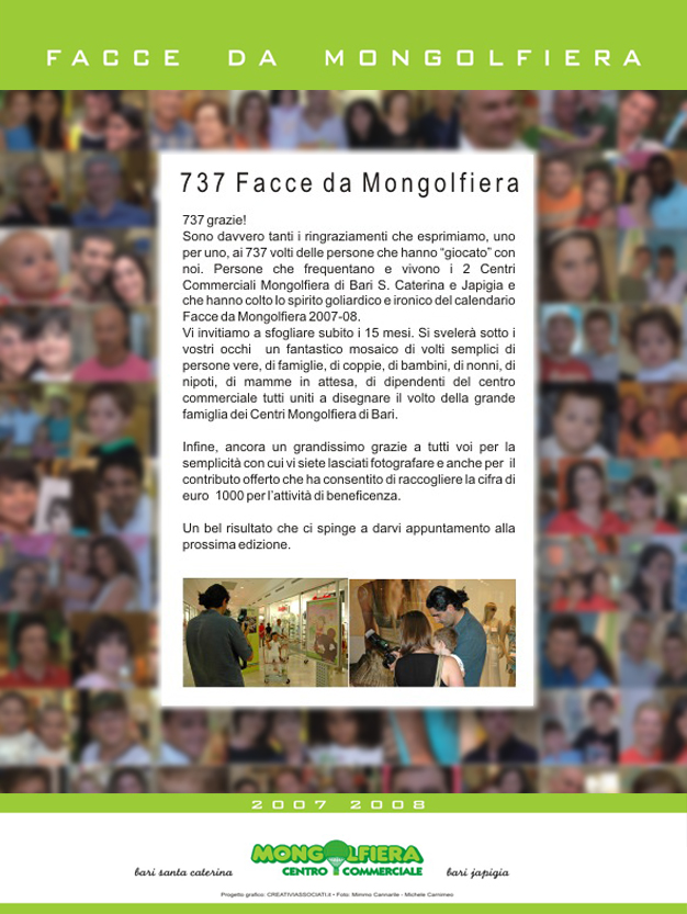 Calendario - Facce da Mongolfiera