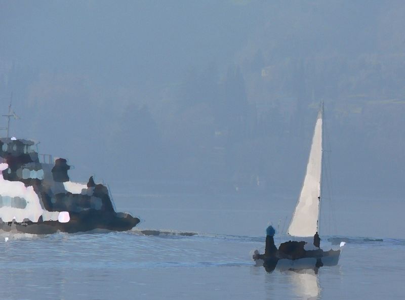 2 barche sul lago MODIFICATE