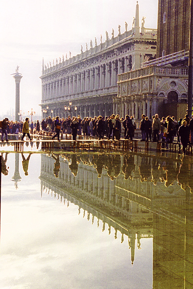 Alta marea in Piazzetta