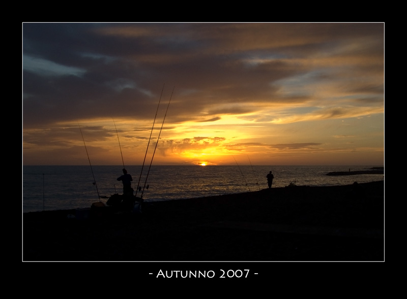 tramonto autunnale