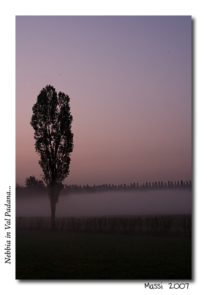 Nebbia....