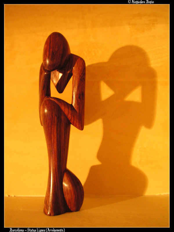 Barcellona - Arredamento - Statua Lignea