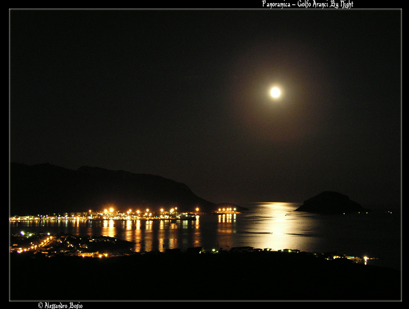 Golfo Aranci - By Night - Panoramica