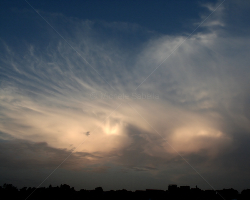 Skyline dal lungofiume Sabato
