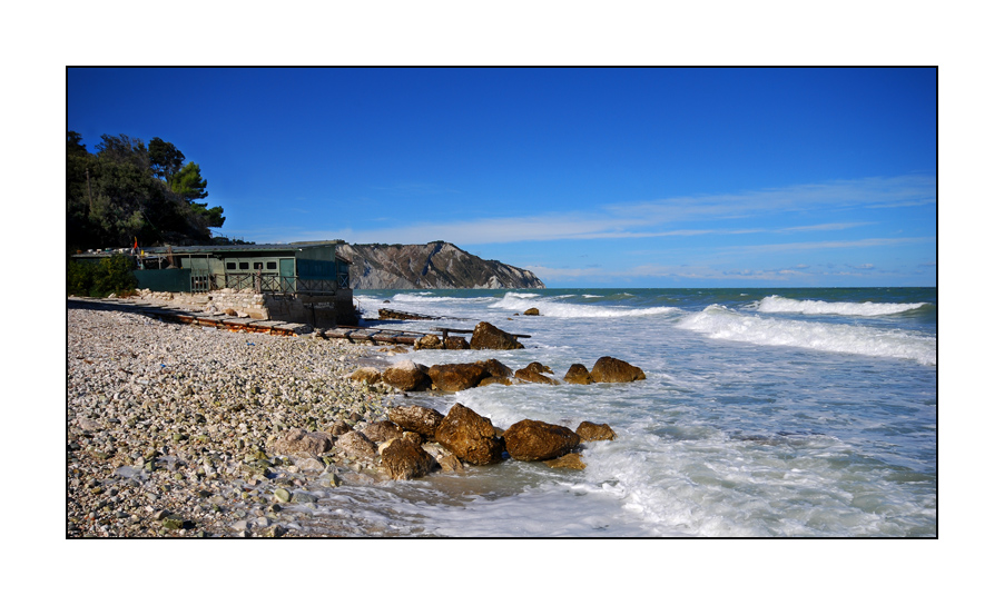 Portonovo, mareggiata