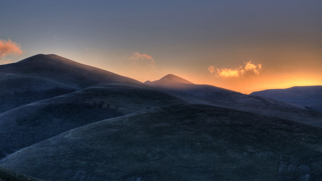 Tramonto sul Pian Grande 2