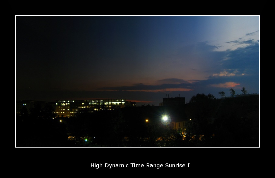High Dynamic Time Range Sunrises