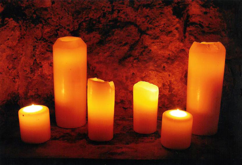 Quale candela � spenta?