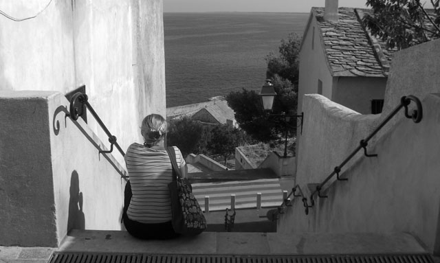 ...e sullo sfondo il mare