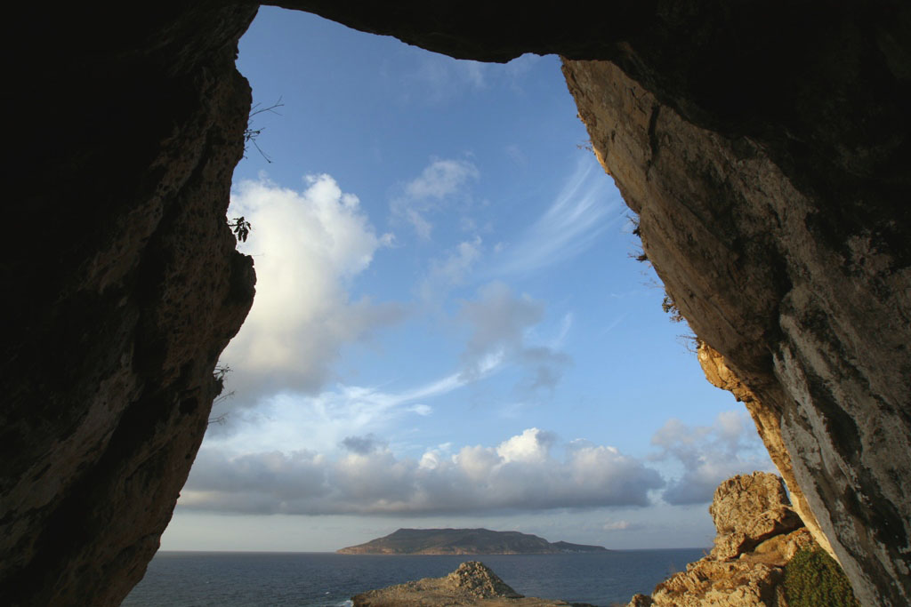 Una cornice di roccia