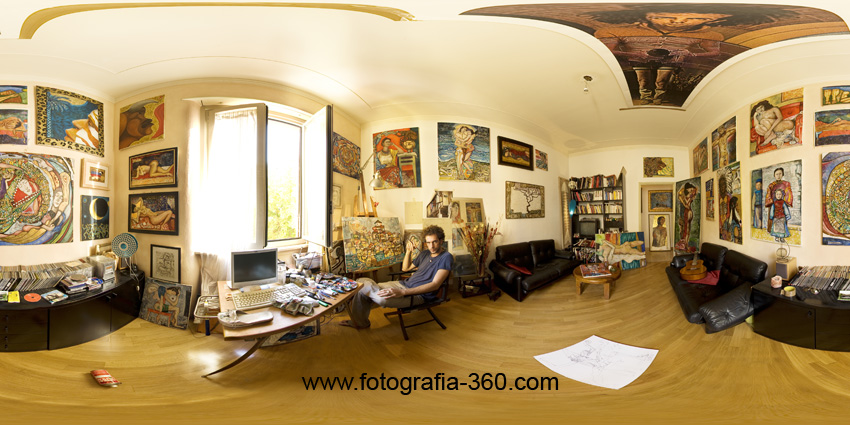 Pittore nel suo studio