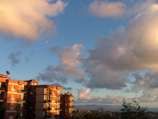 Tramonto da casa mia