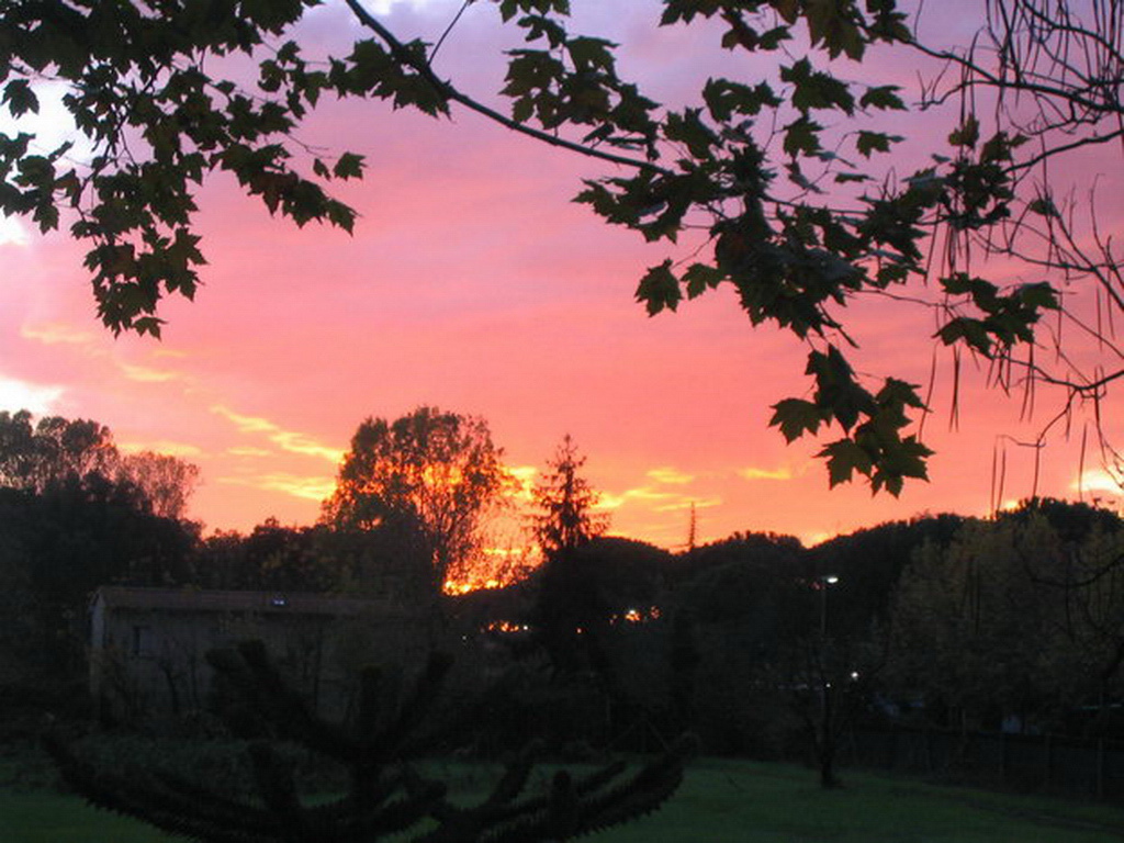 TRAMONTO VERSILIESE fatto da una mia amica