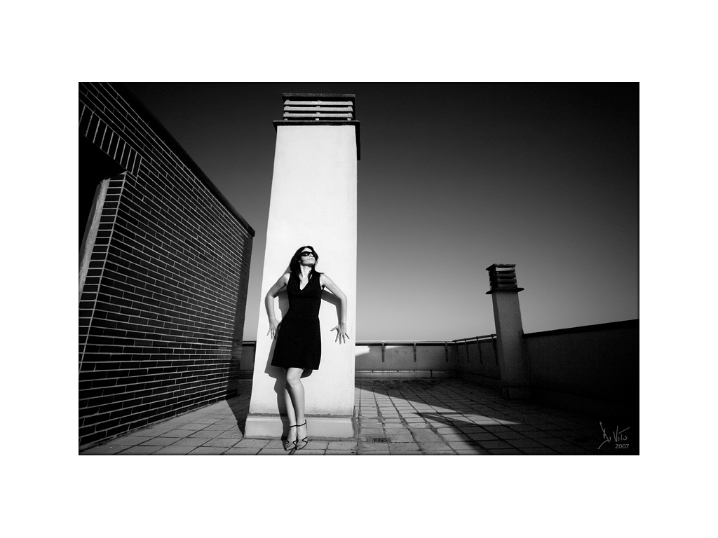 on the roof (slight return)