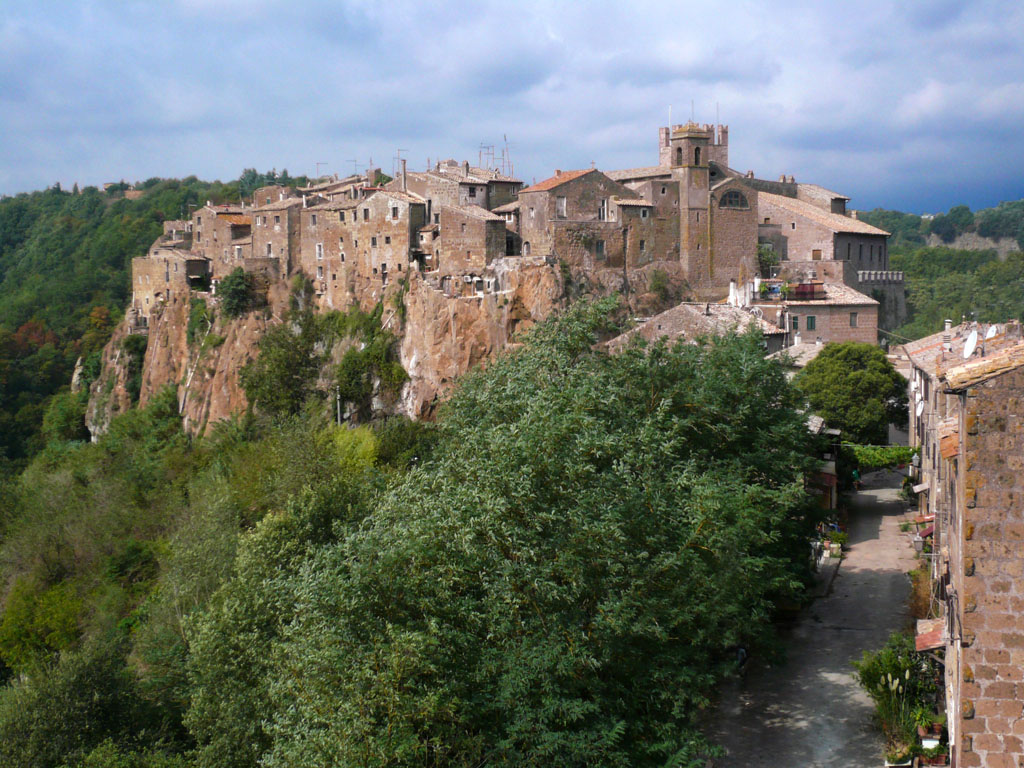 Panorama di Calcata