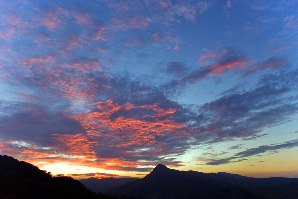 TRAMONTO SULLE CALBANE