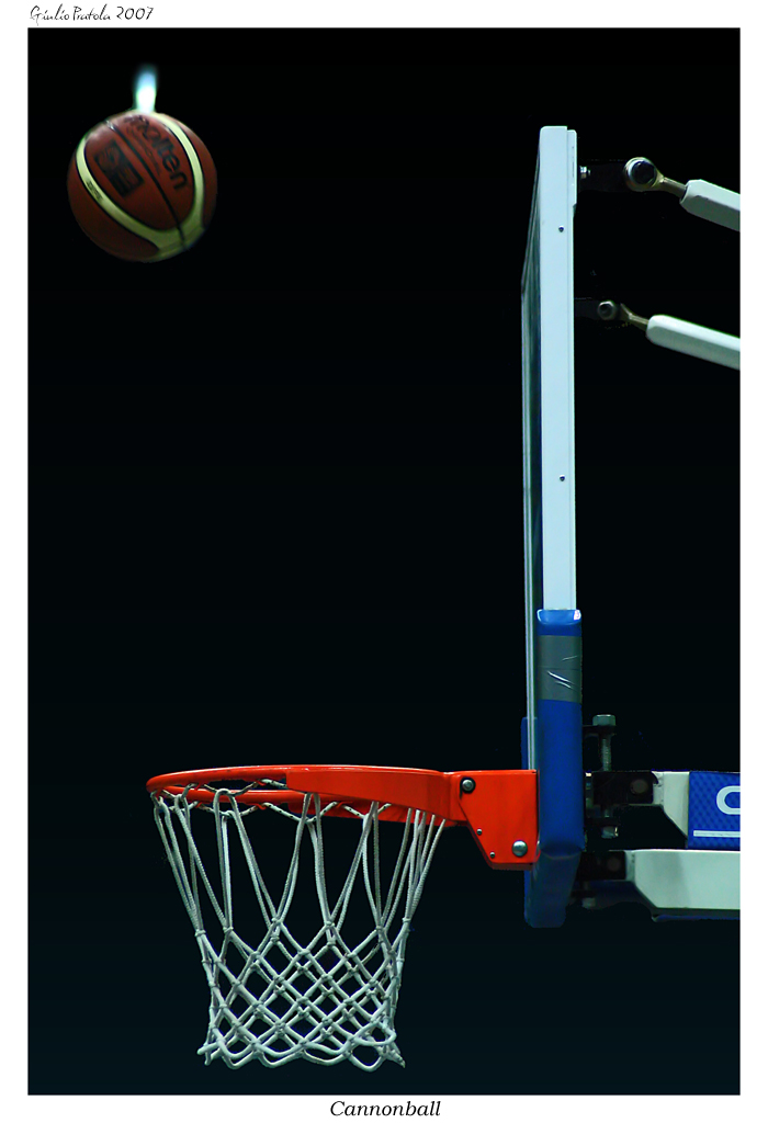 Durante una partita di basket...