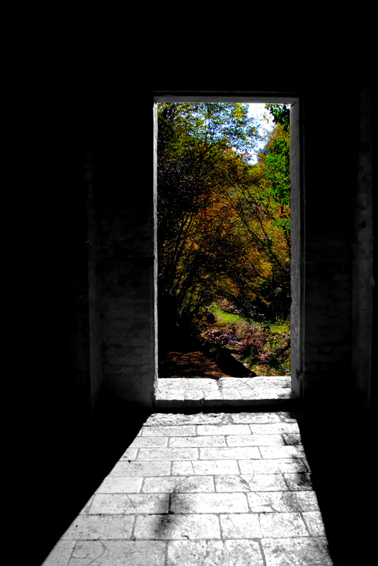 Porta per il mondo dei colori