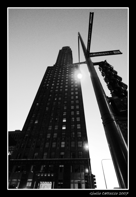 Dusk in Chicago...