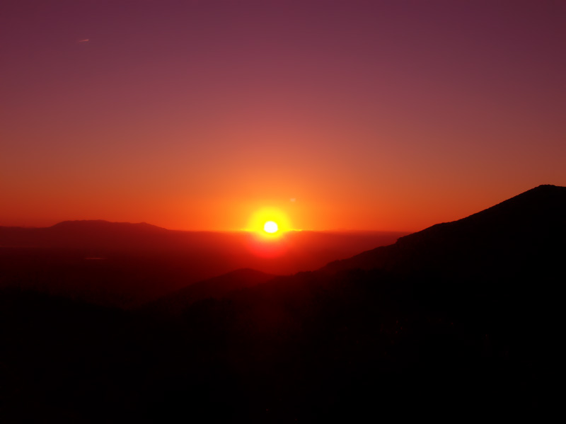 Tramonto in campagna