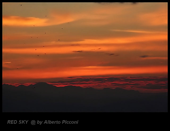 Red sky