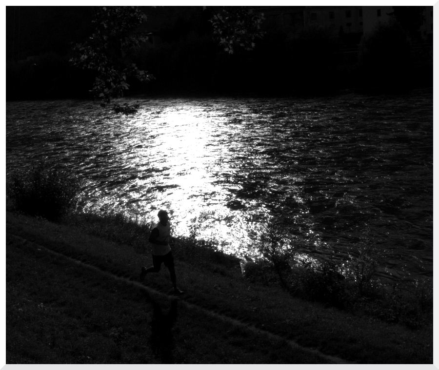 Un controluce di corsa