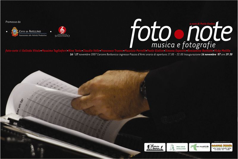 Locandina Mostra foto�Note