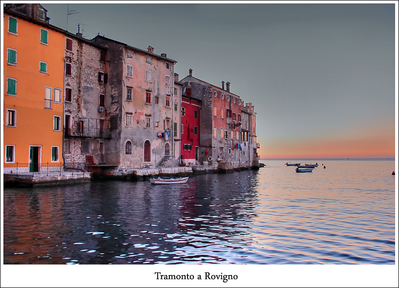 Tramonto a Rovigno