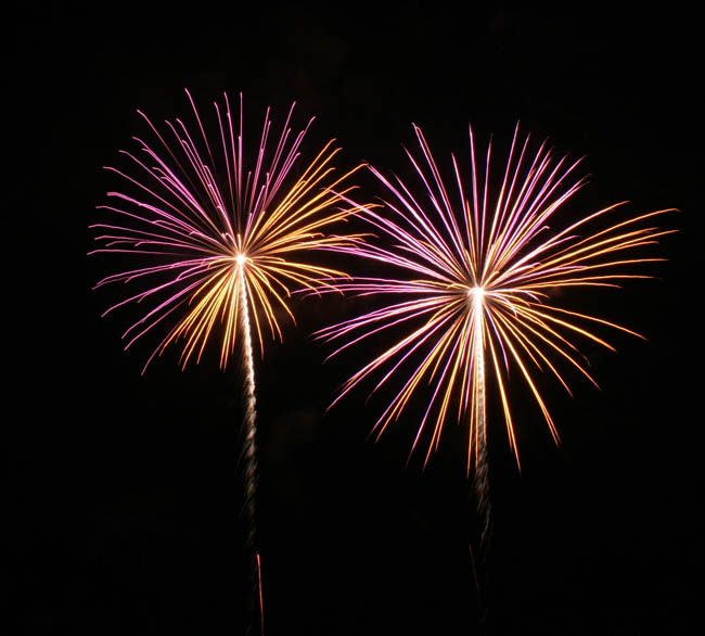 Fuochi d'artificio 1 - EOS Funzione BULB -