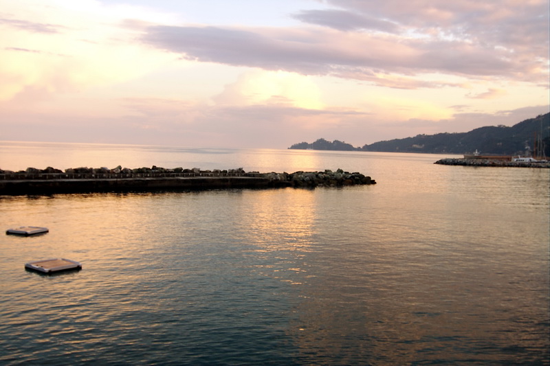 Tramonto in preparazione