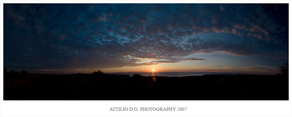 Panorama con prima silhouette.