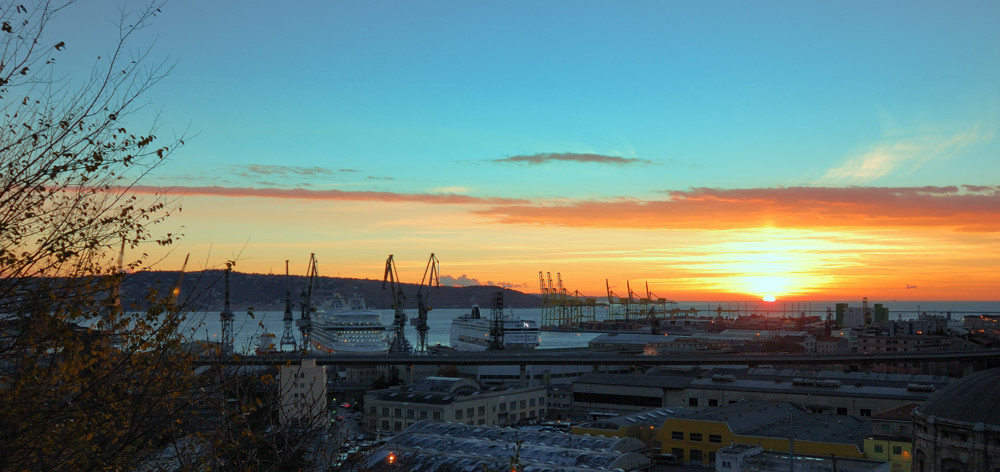 Tramonto sul bacino San Marco