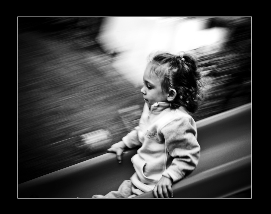 Panning sullo scivolo