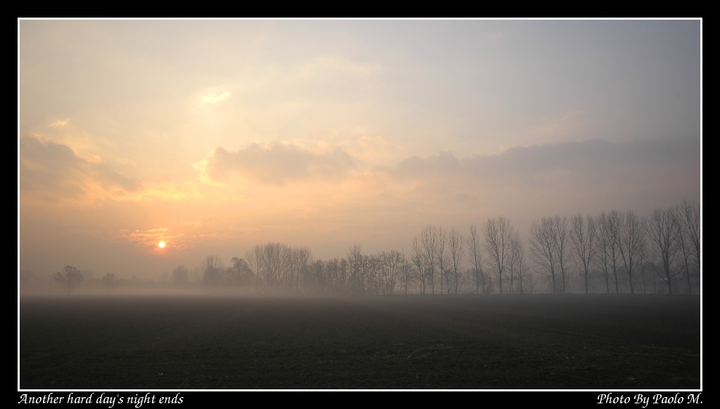 Another hard day's night ends