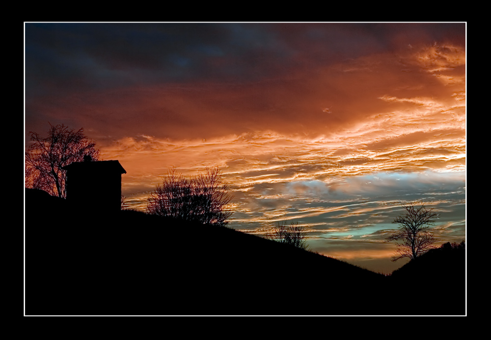 L'alba di ieri....