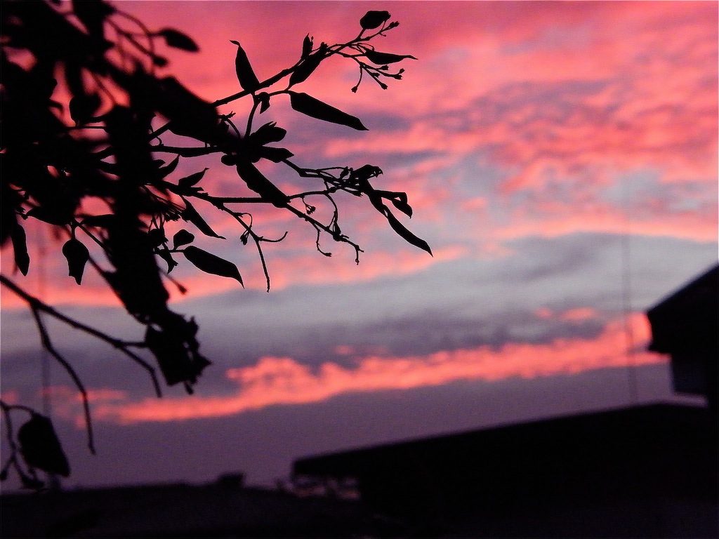 l'aurora dal balcone