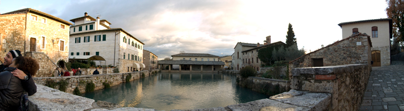 panoramica bagno vignoni