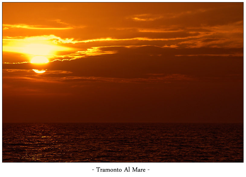 Tramonto al mare