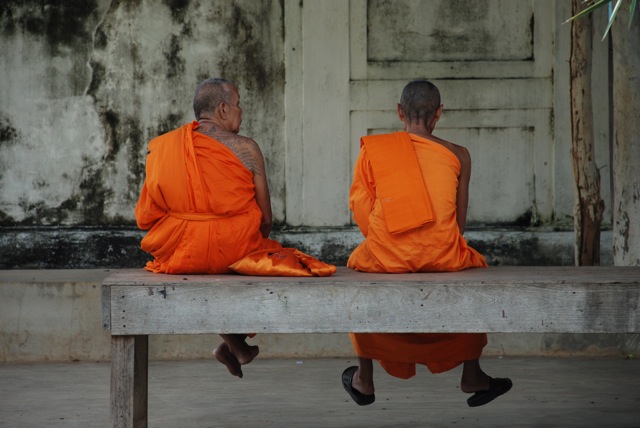 Due monaci in attesa