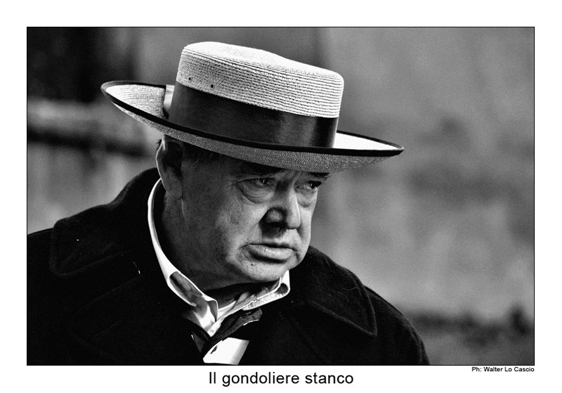 Il gondoliere stanco