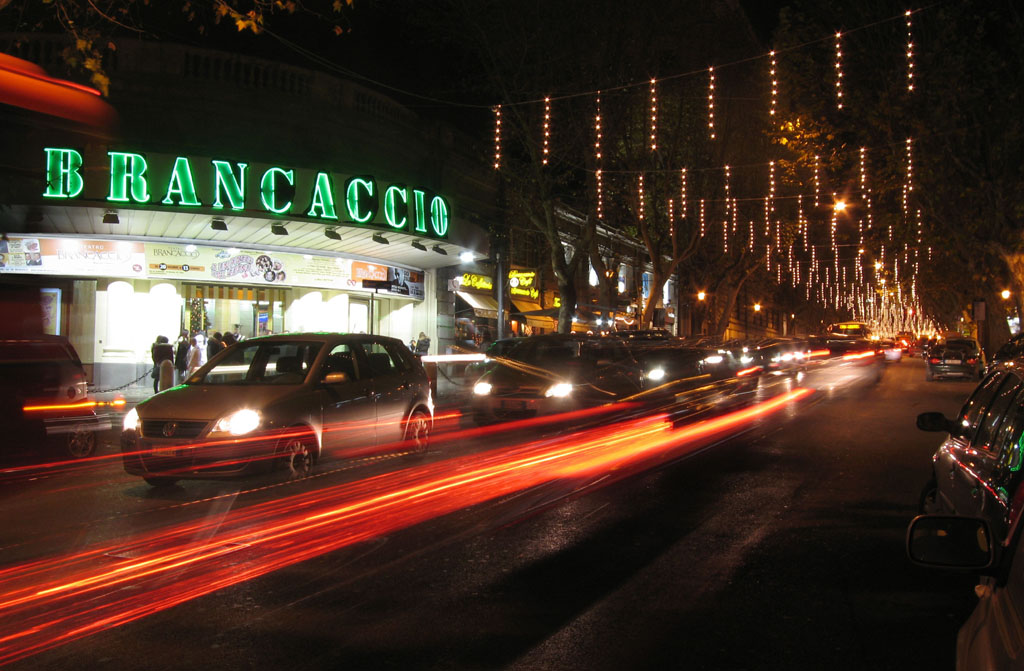 una serata prima di natale in via Merulana