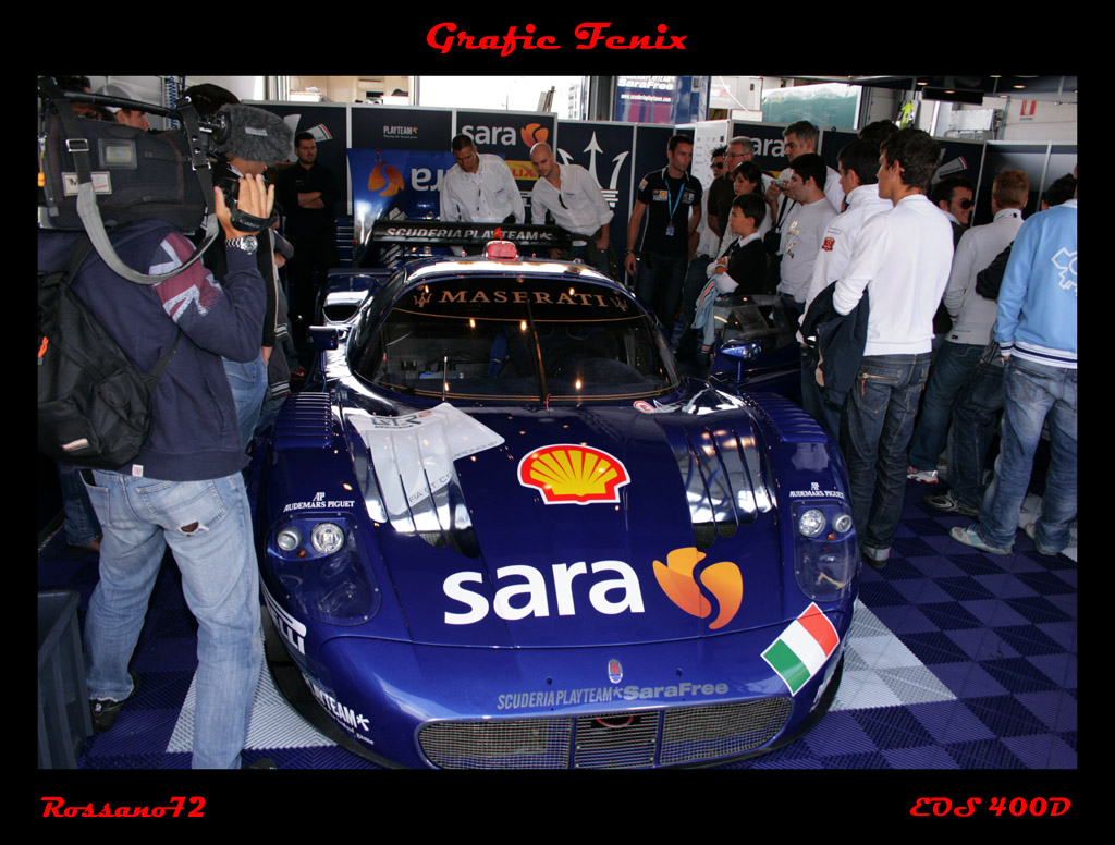 ospiti ai box della Maserati SARA