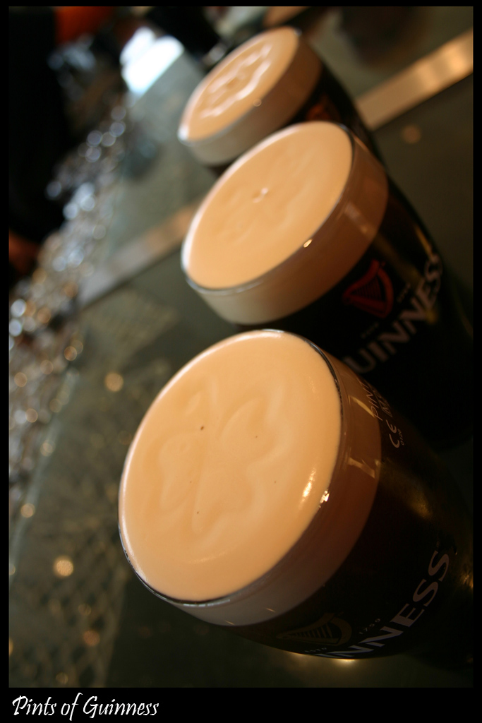 Pints of Guinness