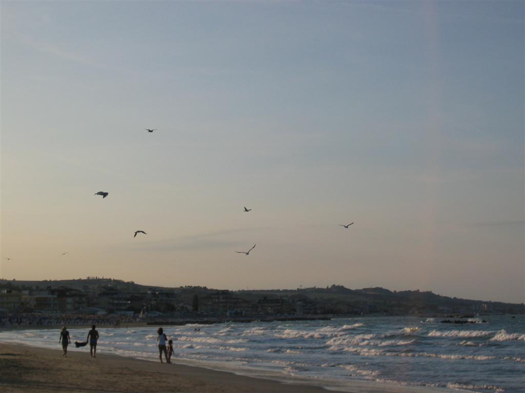 spiaggia a fine estate