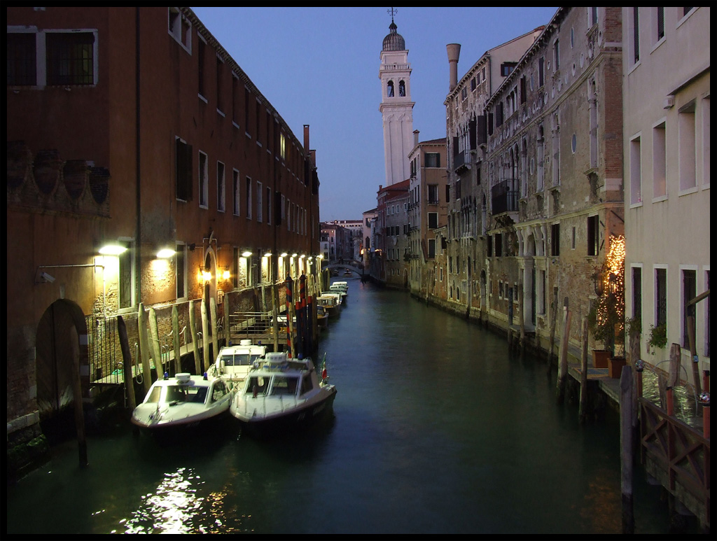 Venezia all'imbrunire
