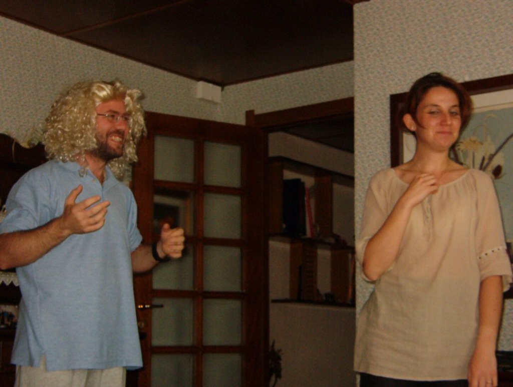 io parruccone e Dani