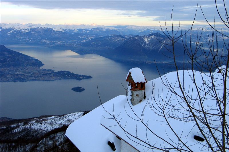 Il Lago Maggiore visto dal Mottarone...