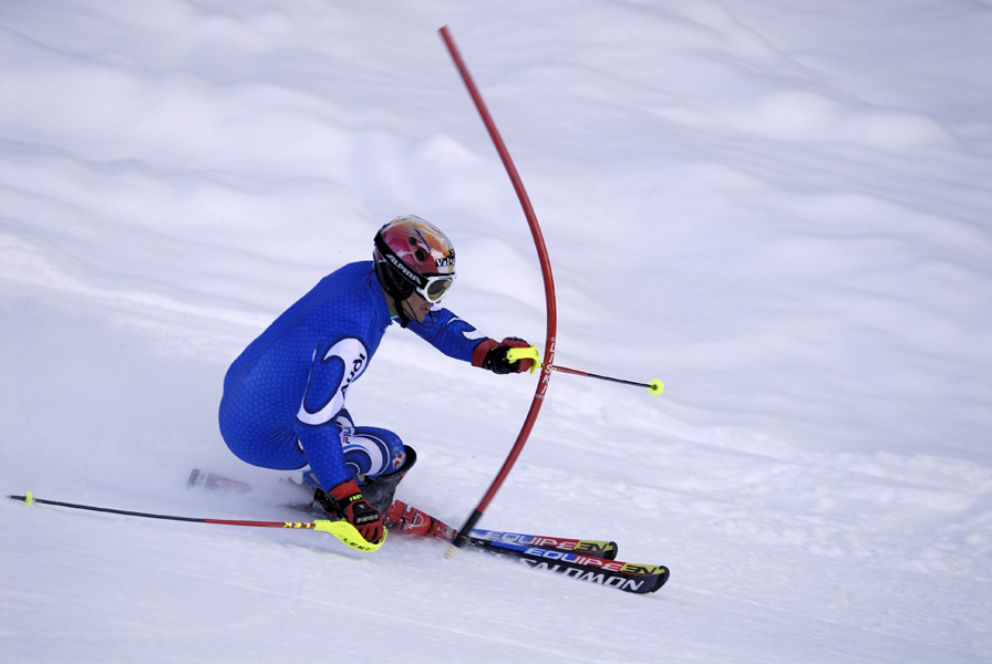 allenamento nazionale italiana di  slalom al col de joux
