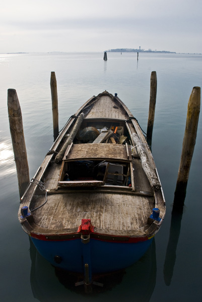 Barca in laguna